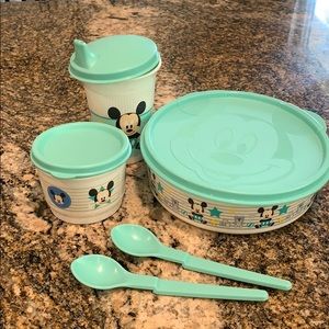 Mickey Mouse baby Tupperware set